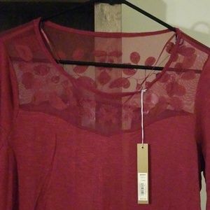 🍁 NWT! Lace Tunic/Small